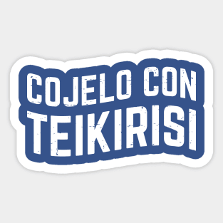 Cogelo con teikirisi Sticker